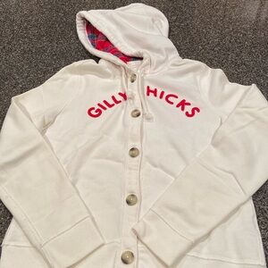 Gilly Hicks Button Down Hoodie